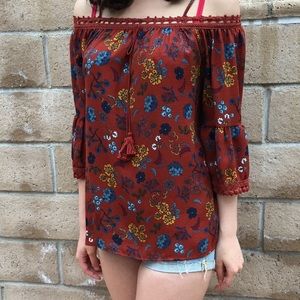 Charlotte Russe Rust Colored Top